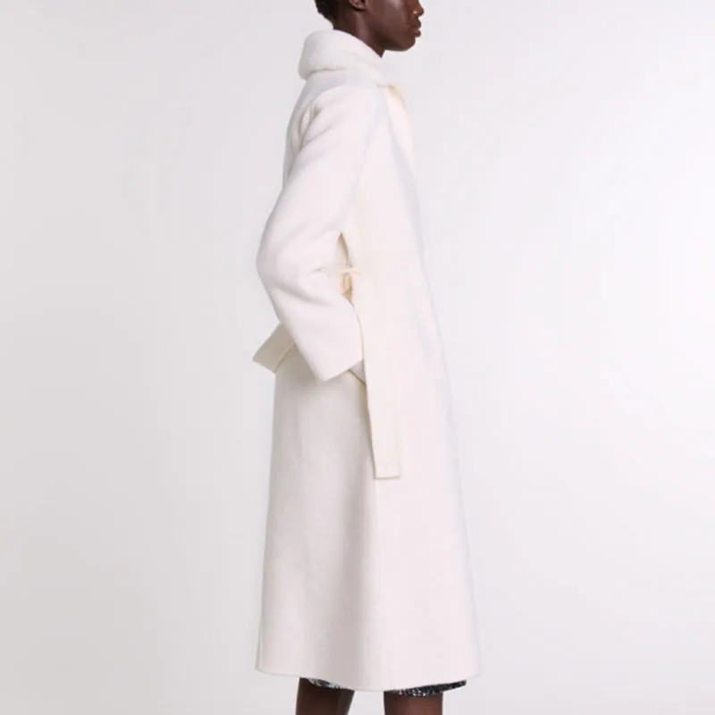 Maje Removable collar Coat-3