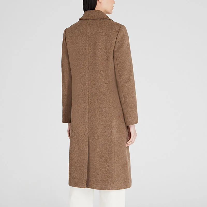 CLUB MONACO Coats Women's Chocolate Brown-3