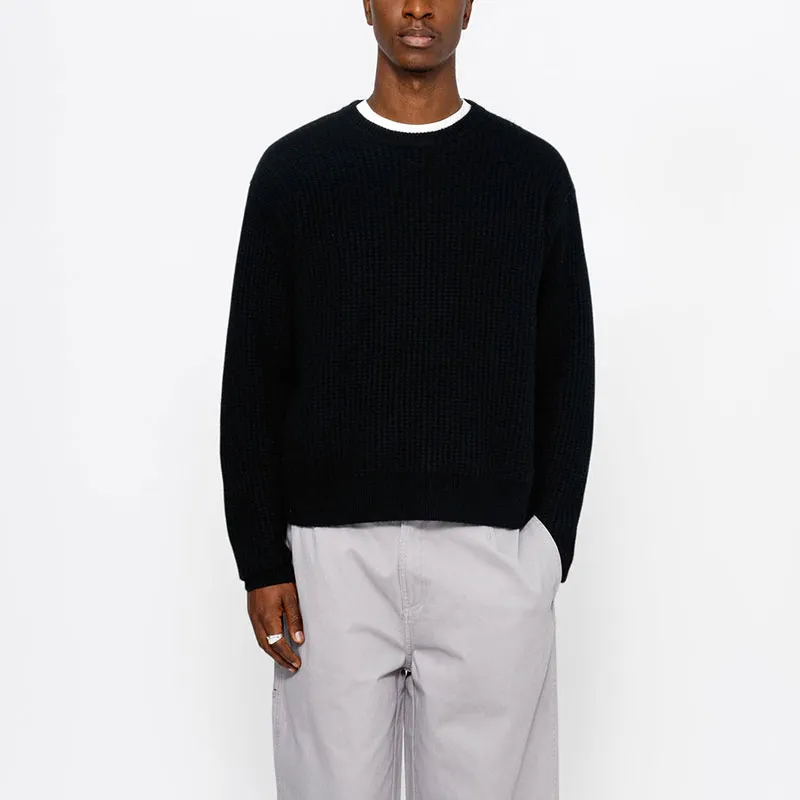 Stussy Waffle Knit Cashmere Crew-2