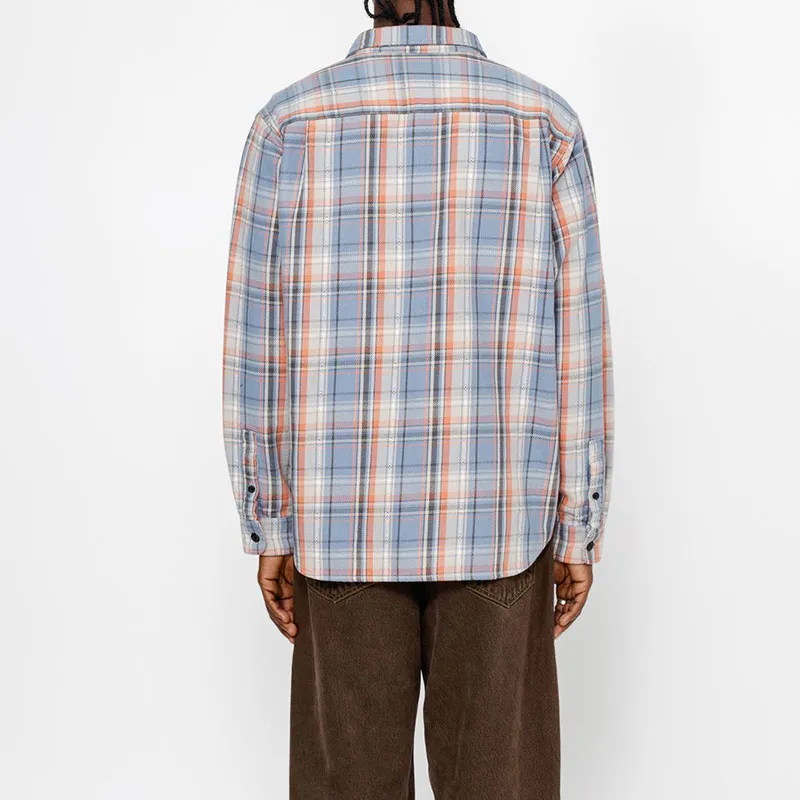 Stussy Dan Washed Cotton Plaid Shirt-3