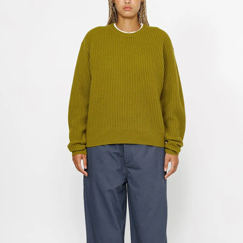 Stussy Waffle Knit Cashmere Crew-5