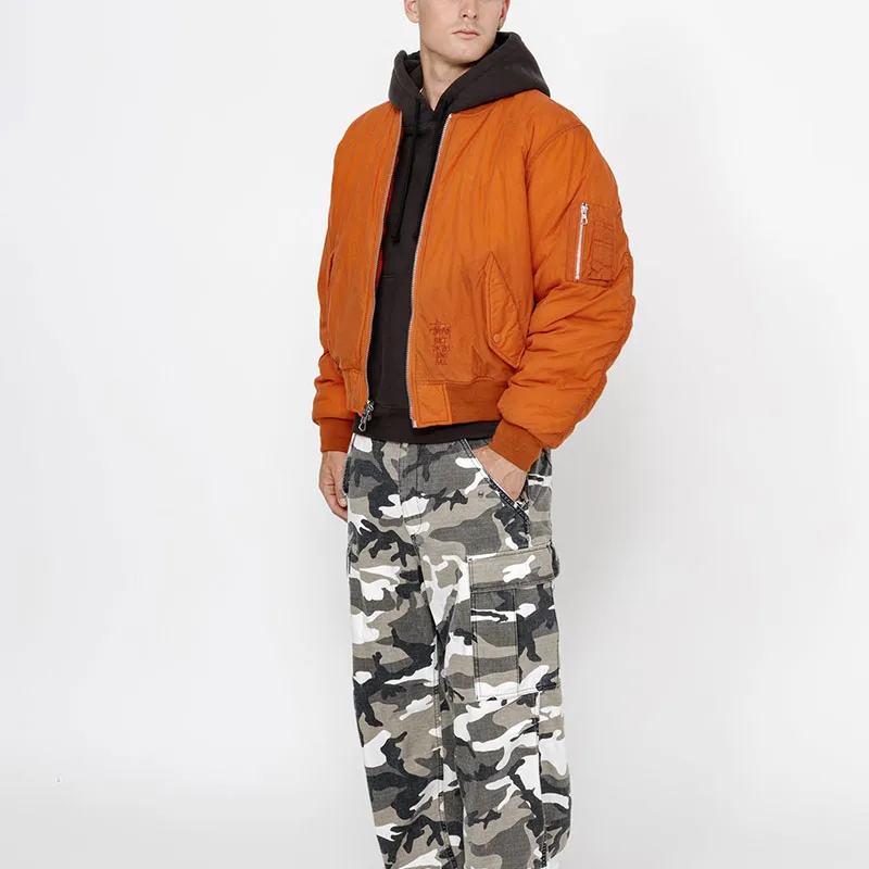 Stussy Waxed Built Bomber Jacket-14