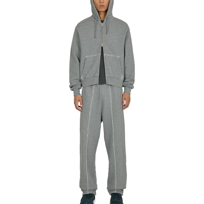 J.L-A.L FW24 Sweatshirt Men's Float Stone Gray-1