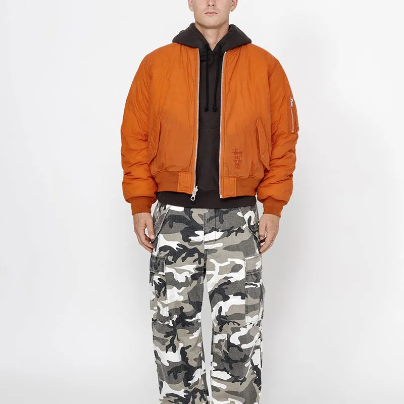 Stussy Waxed Built Bomber Jacket-12