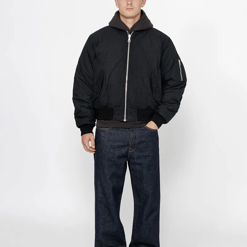 Stussy Waxed Built Bomber Jacket-2
