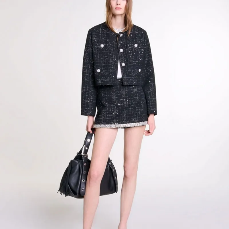 Maje Sequin embellished Jacket-1