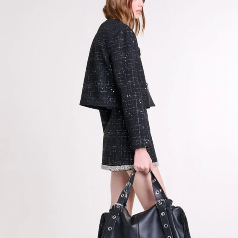 Maje Sequin embellished Jacket-3