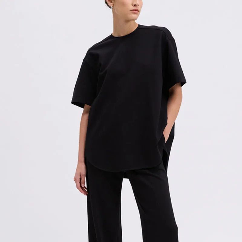 THEORY Oversized Crewneck T Shirt-1
