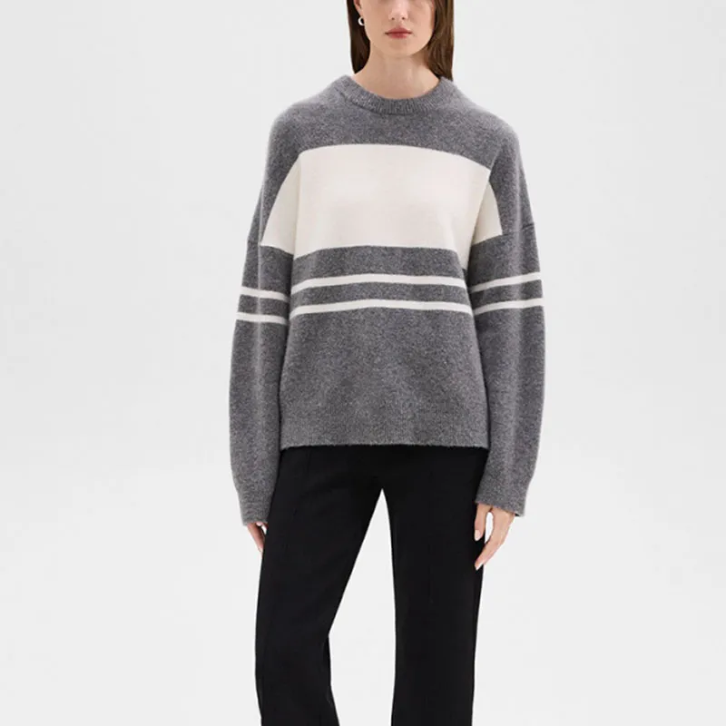 THEORY Astor Colorblock Jumper-1