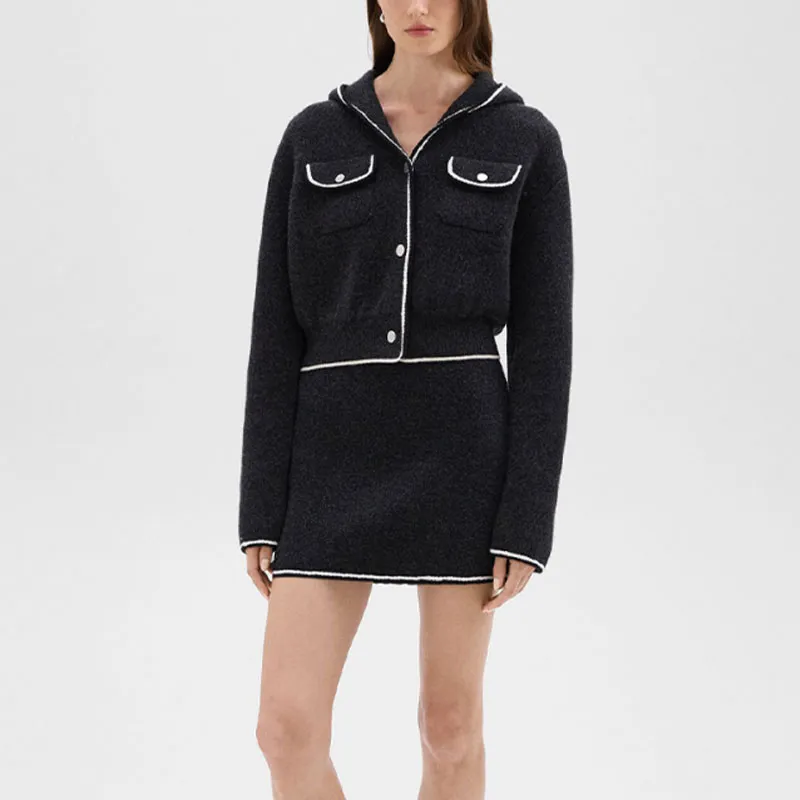 THEORY Sweater Women's Mixed Black-1