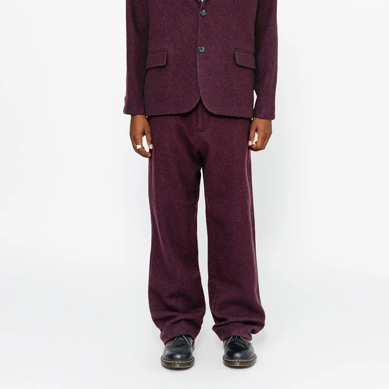 Stussy Textured Wool Relaxed Trouser-8