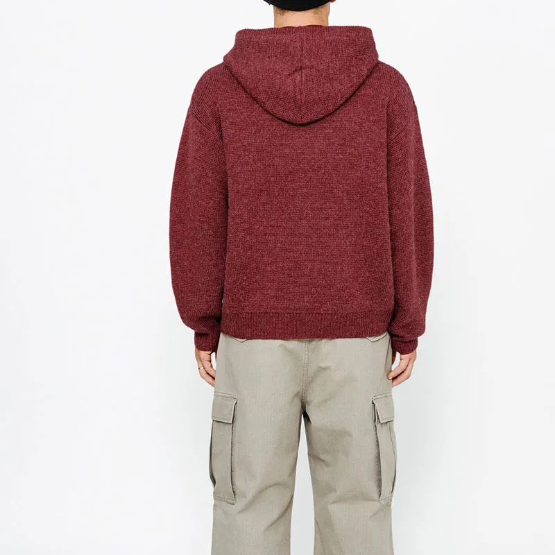 Stüssy Patch Knitted Hoodie-3