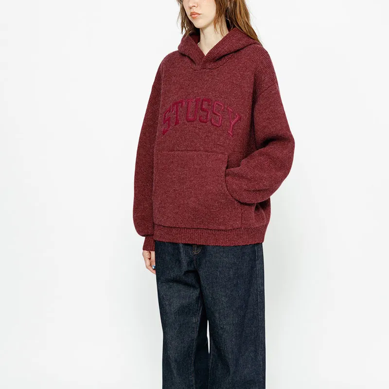 Stüssy Patch Knitted Hoodie-4