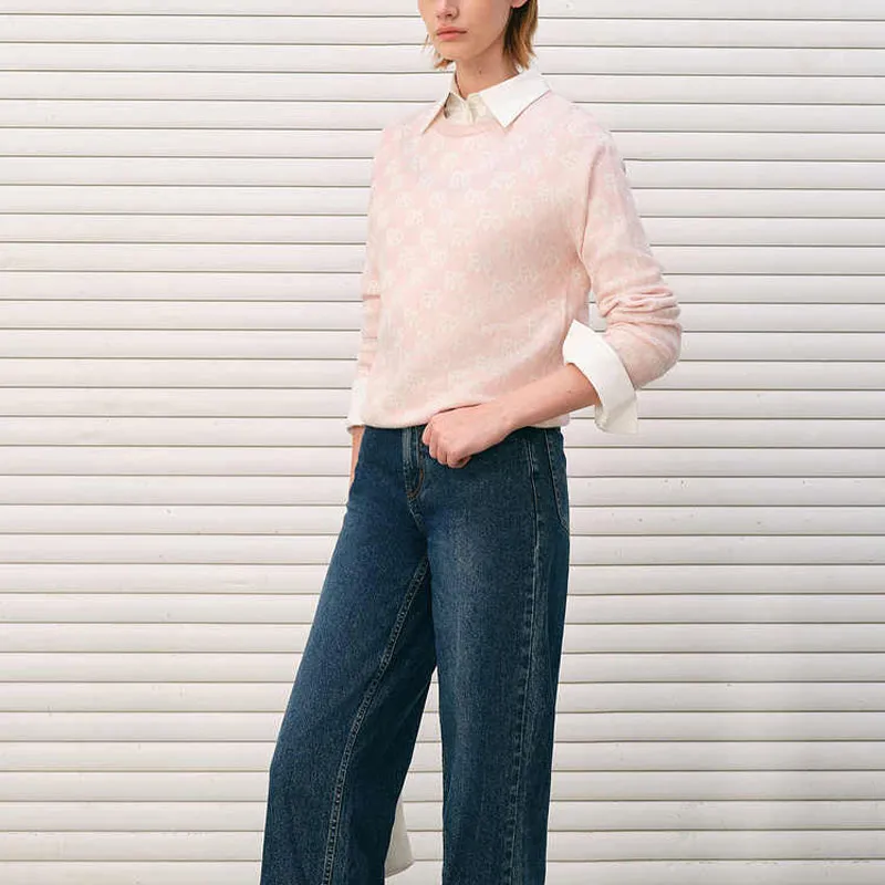 DKNY FW24 Sweater Women's Light Pink-3
