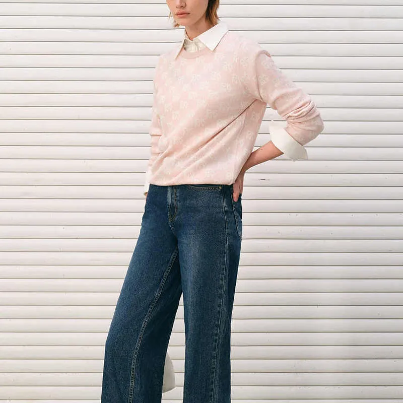 DKNY FW24 Sweater Women's Light Pink-2