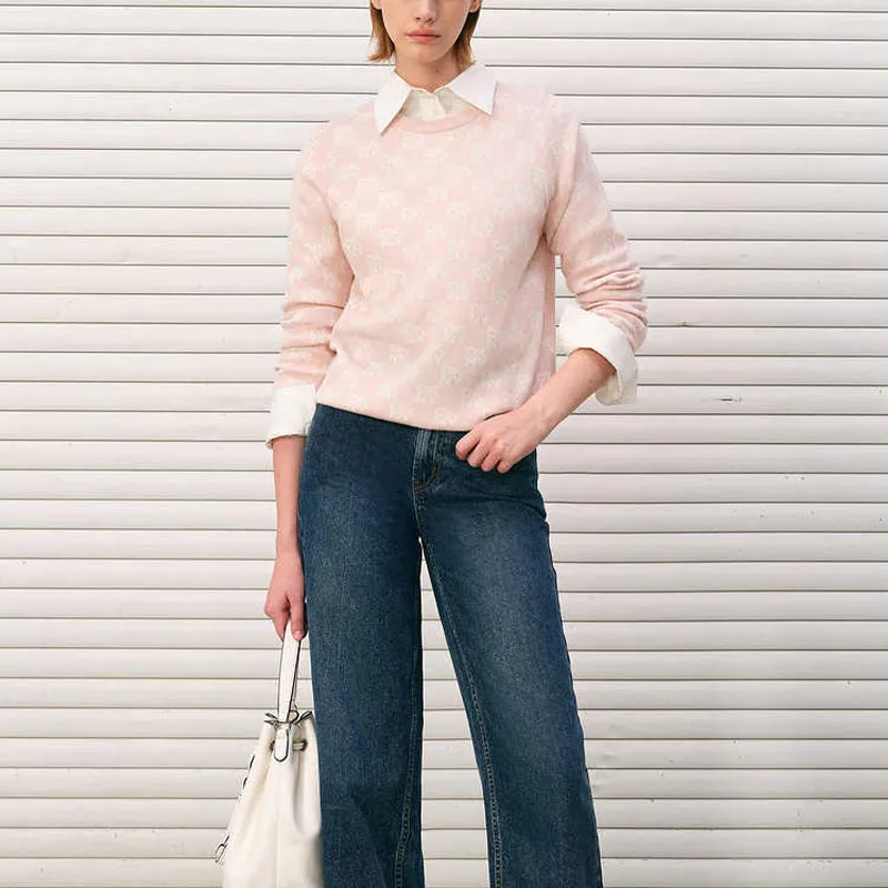 DKNY FW24 Sweater Women's Light Pink-1