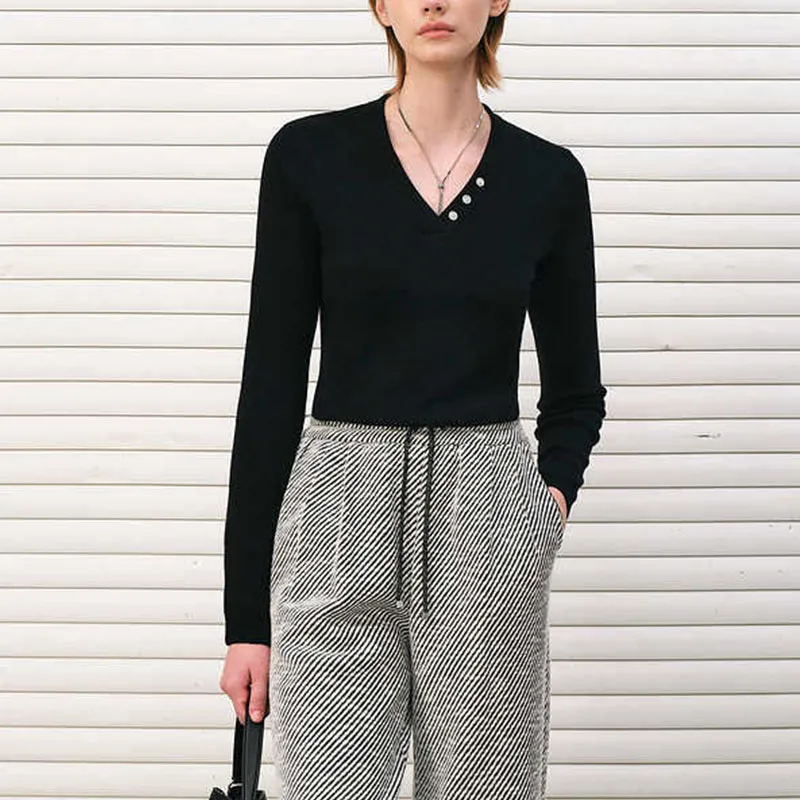 DKNY FW24 Sweater Women's Black-1