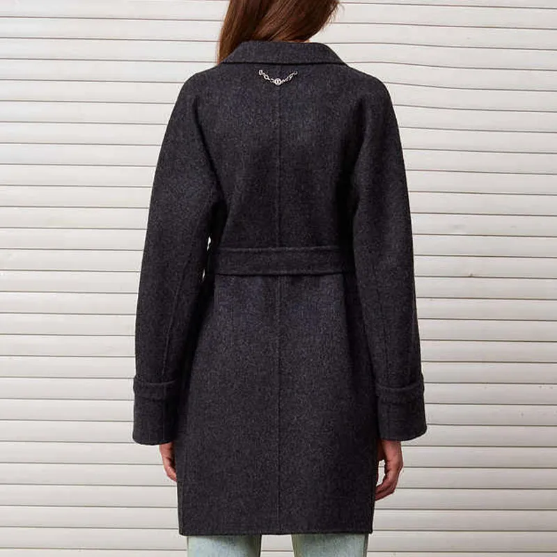DKNY FW24 Coat Women's Dark Gray-2