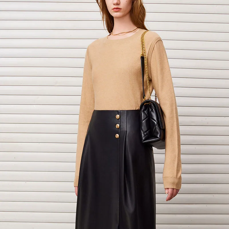 DKNY FW24 Sweater Women's Camel-3