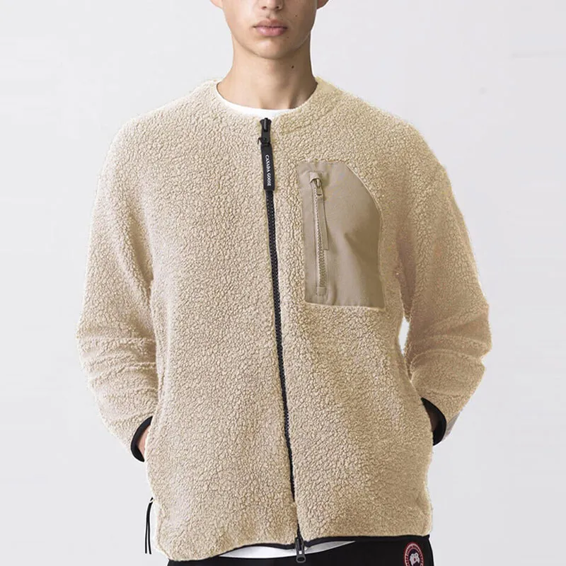 Canada Goose Velvet feel Coat Men's Camel-1