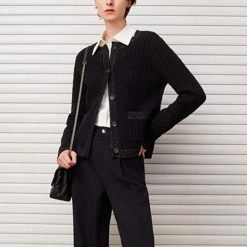 DKNY FW24 Sweater Women's Black-3