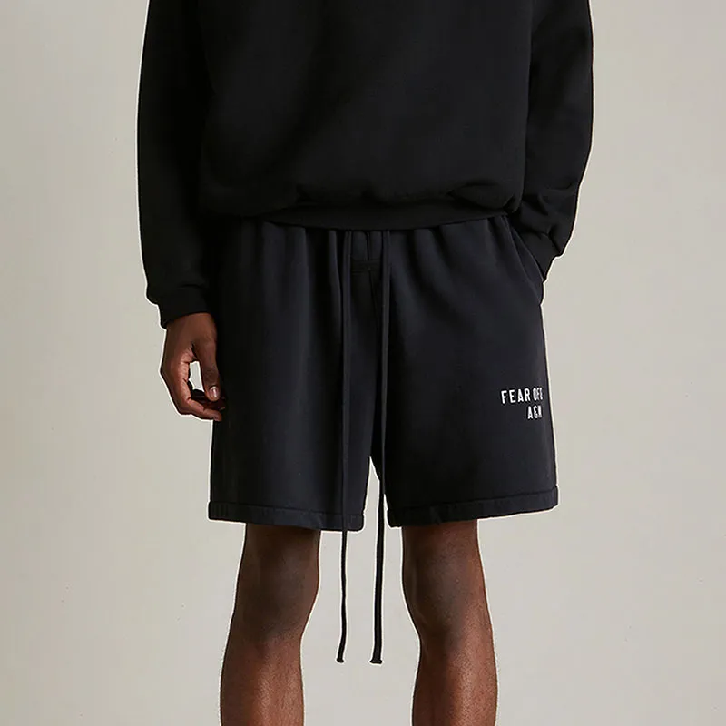 Fear Of God Essentials Heavy Fleece Soccer Shorts-2