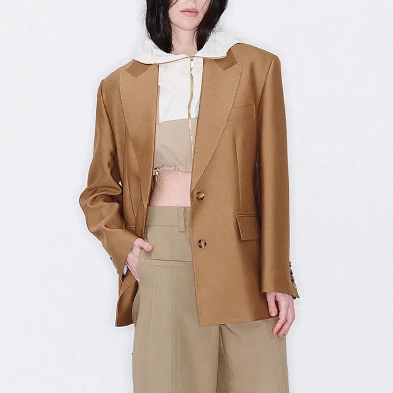 YCH Jackets Women's Brown-5