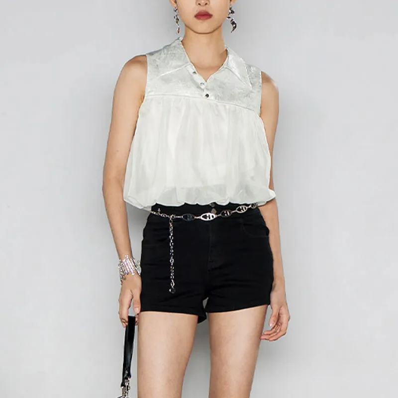 GIMING Shirt Women's Silver/White-2
