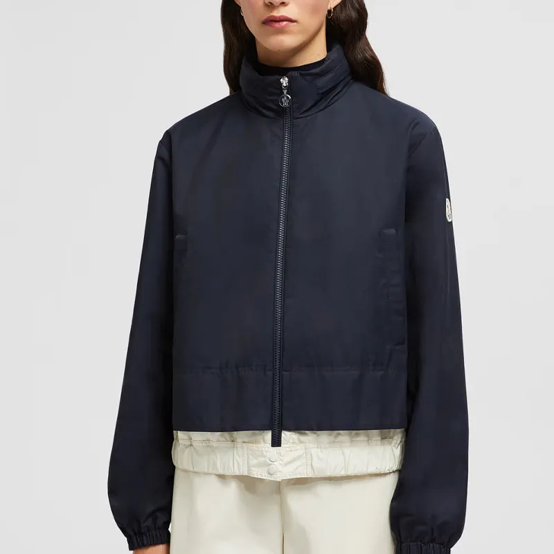 Moncler Janze Layered Twill Zip Up Jacket-3