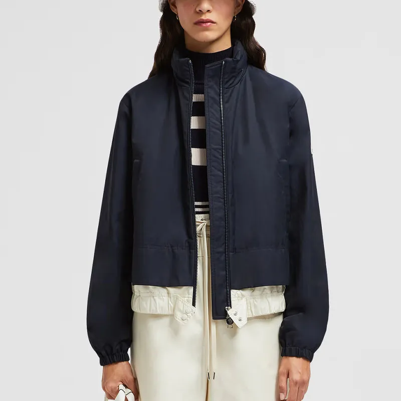 Moncler Janze Layered Twill Zip Up Jacket-1