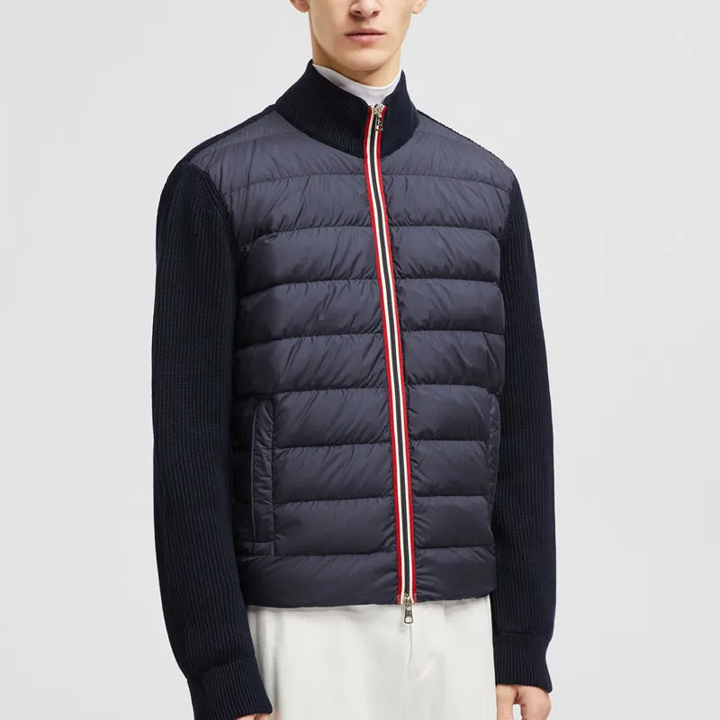 Moncler Logo Patch Zip Up Cardigan-3
