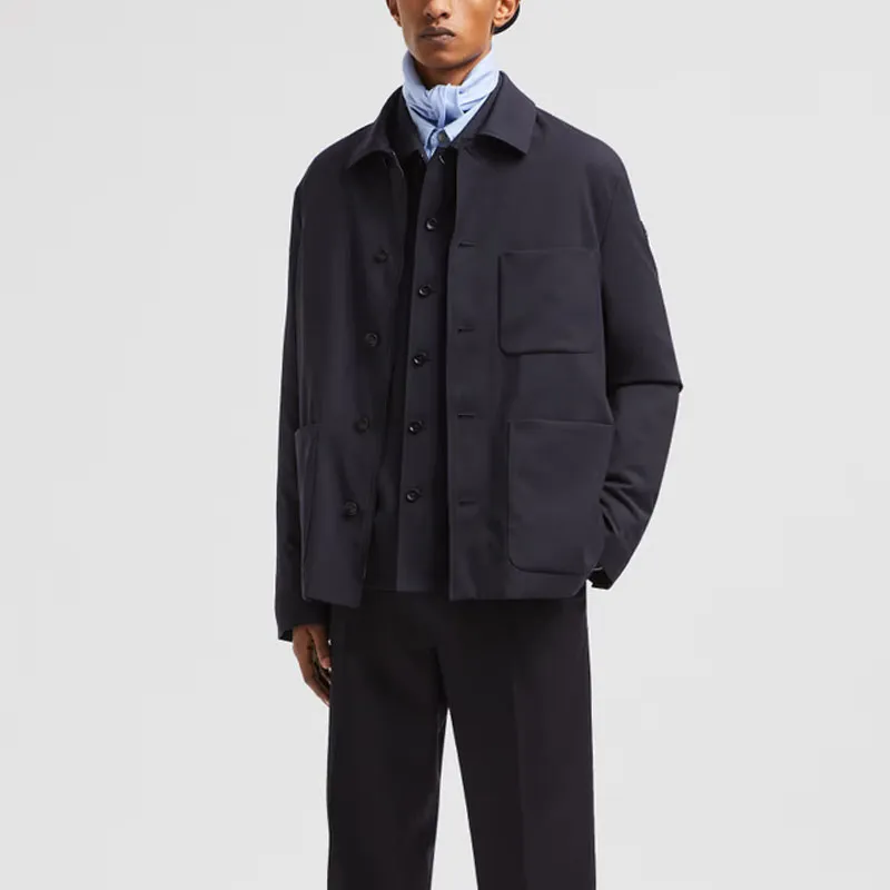Moncler Down Jacket Unisex Marine Blue-3