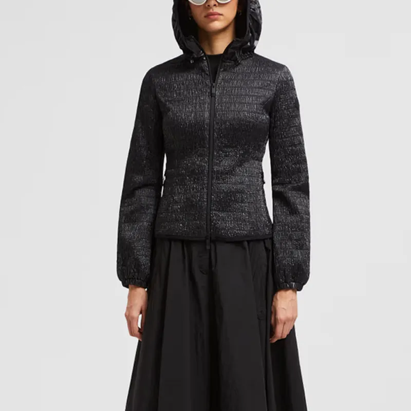 Moncler FW24 Trench Coat Women's Black-1