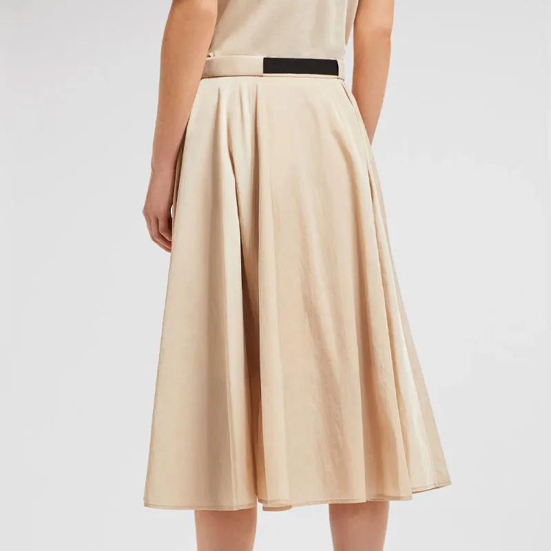Moncler Logo Patch Belted Skirt-2