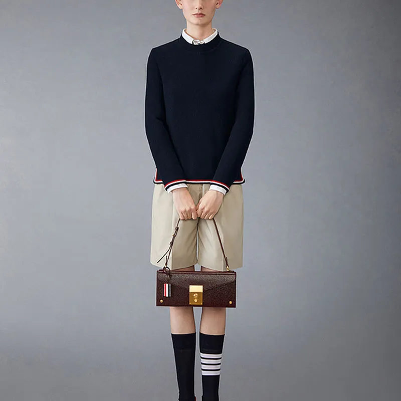 THOM BROWNE Long Sleeved Crewneck Jumper-1
