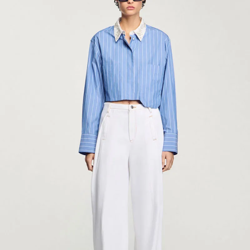 Sandro Striped Shirt-2