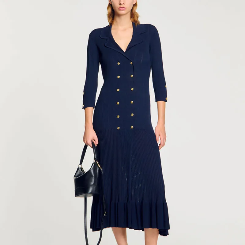 Sandro Knitted Maxi Dress-1
