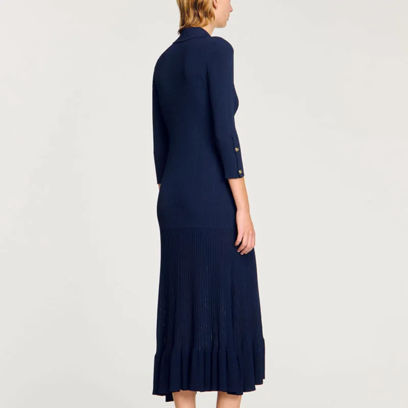 Sandro Knitted Maxi Dress-2