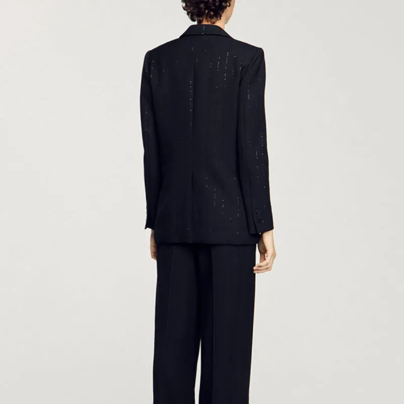 Sandro Sequin embellished Blazer-2