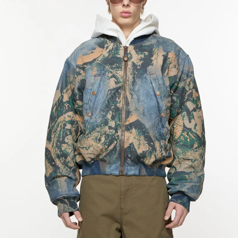 Acne Studios Denim Bomber Jacket-1