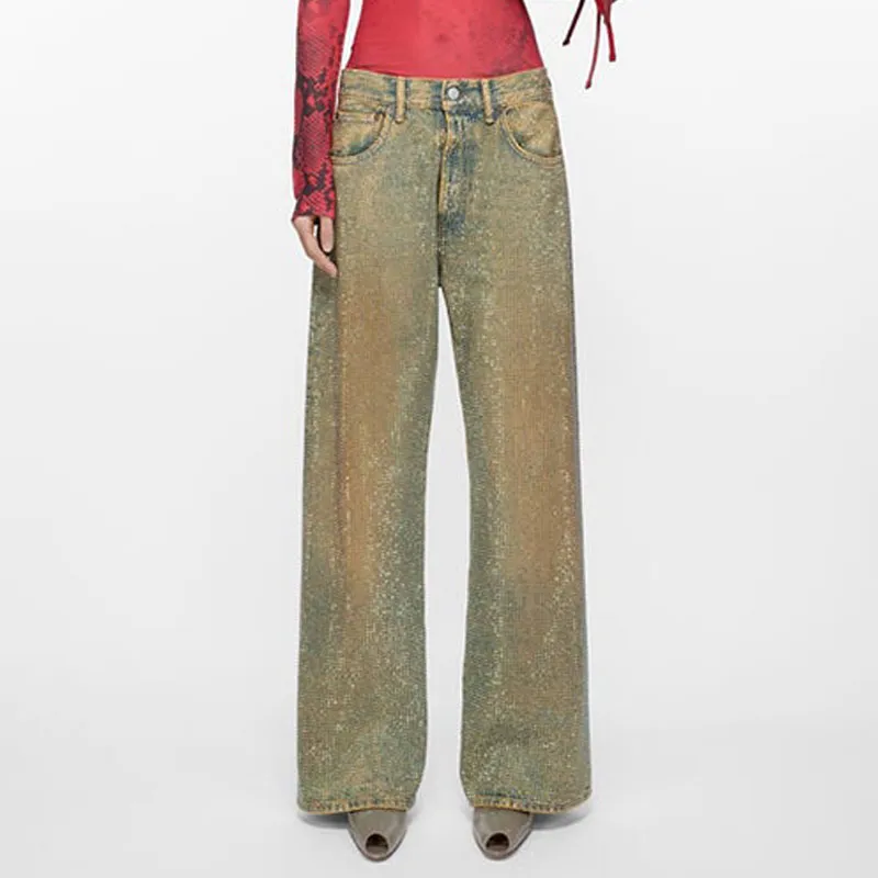 Acne Studios Chinese New Year Limited Series Jeans Women's Medium Blue-4