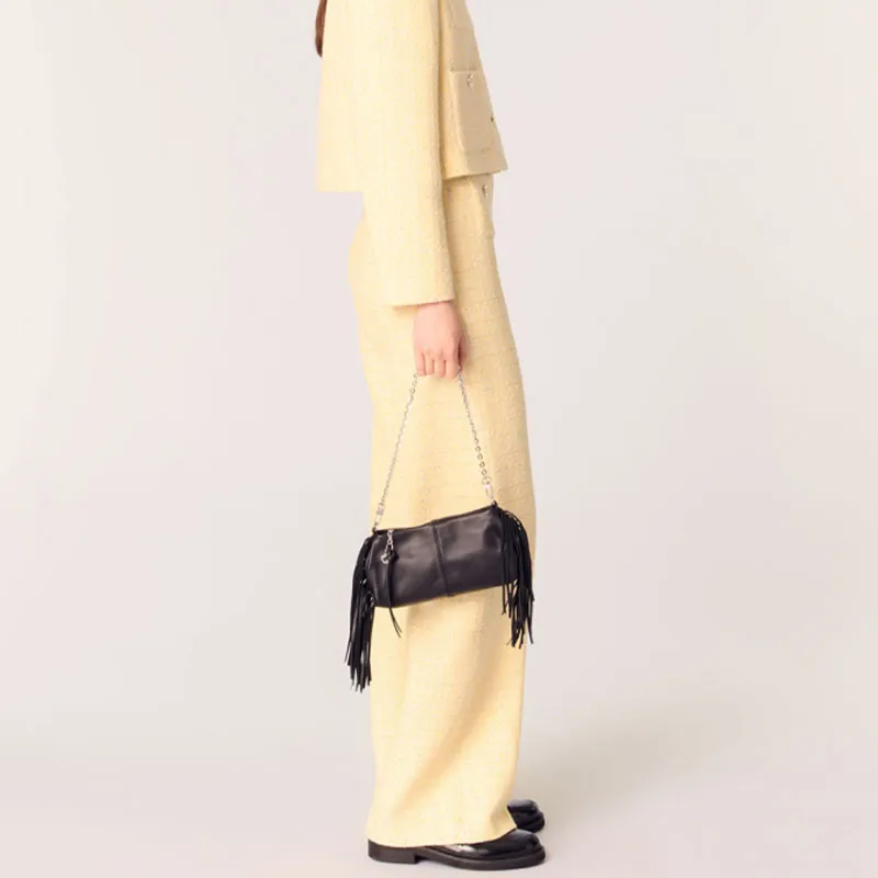 Maje Casual Pants Women's Yellow-3