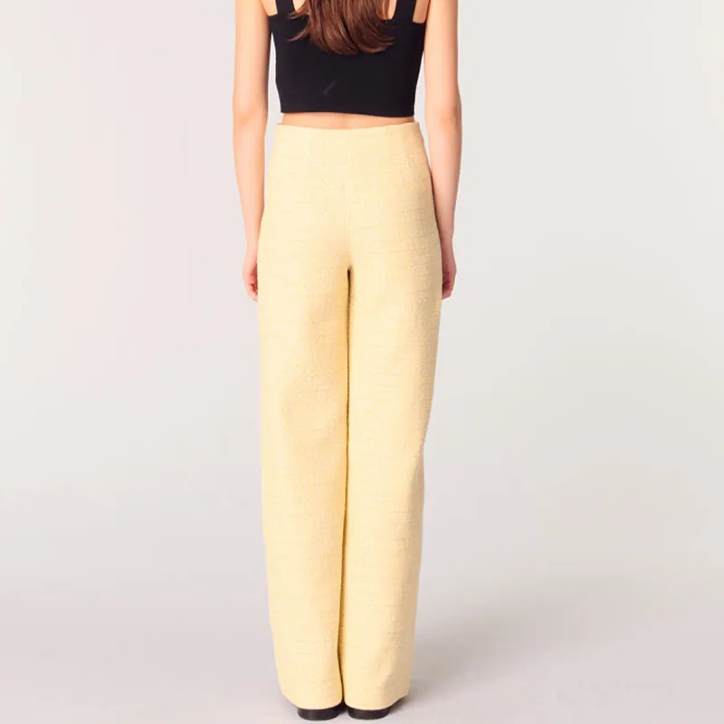 Maje Casual Pants Women's Yellow-2