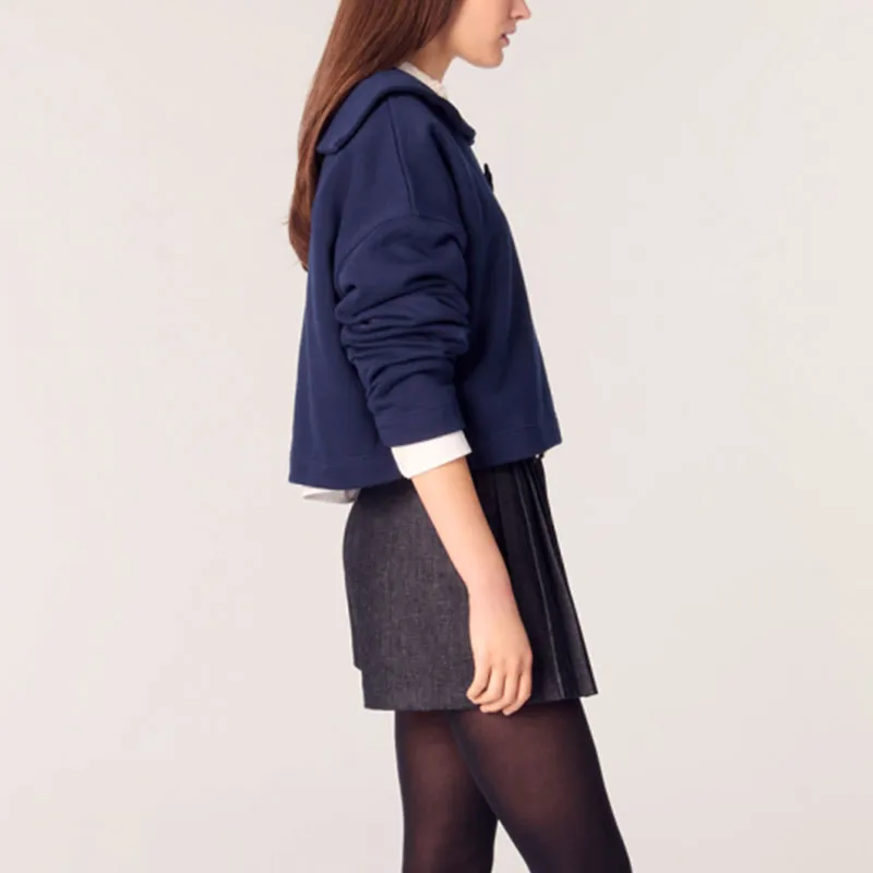 Maje Floral brooch Sweatshirt-3
