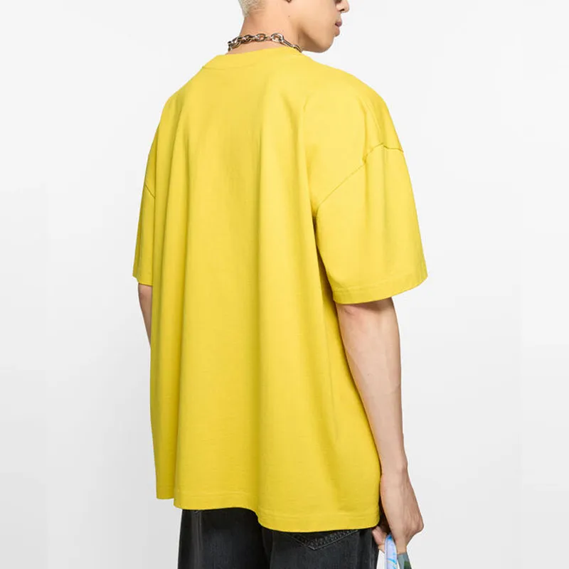 Acne Studios SS25 T Shirts Unisex Mustard Yellow-2