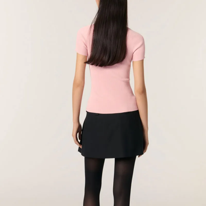 Maje Ribbed knit Top-2