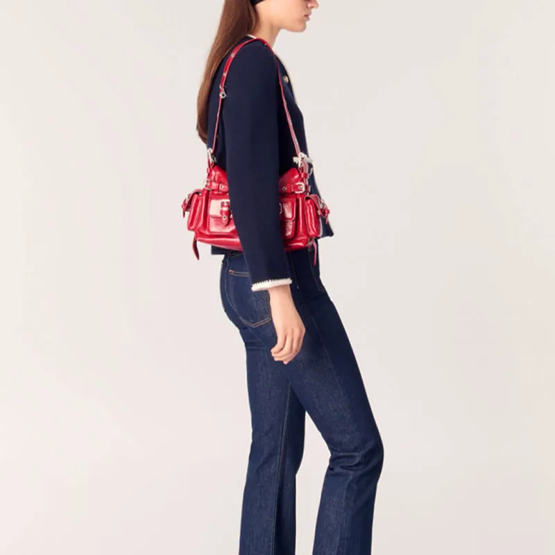 Maje Contrast trim Cardigan-3