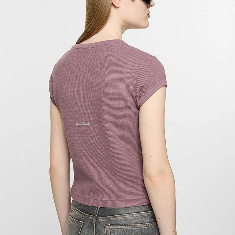 Acne Studios SS25 T Shirts Unisex Plum-2