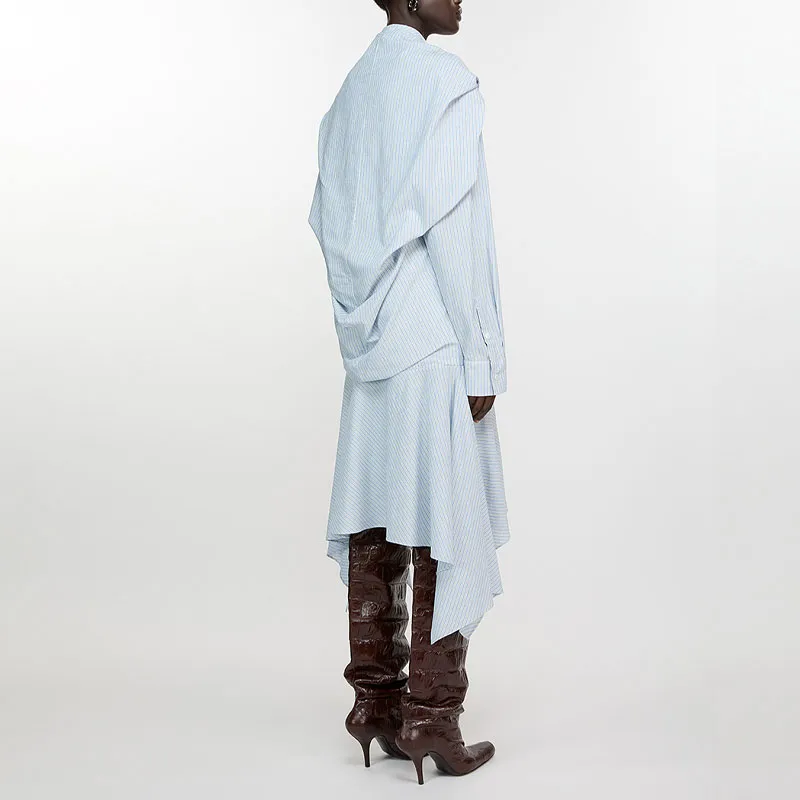 Acne Studios Striped Midi Dress-3