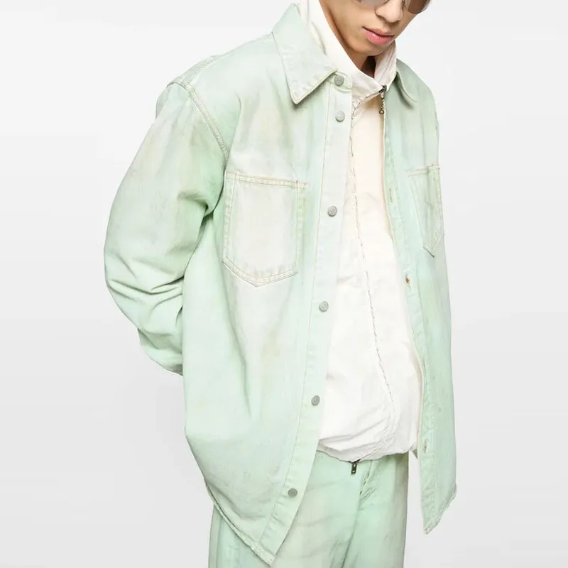 Acne Studios SS25 Shirts Unisex Mint Green-2